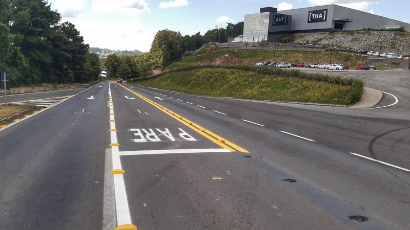 Os serviços promoveram melhorias na ligação de duas vias vicinais em direção ao polo industrial -Foto: Divulgação EGR