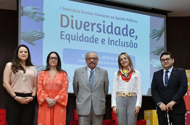 O Seminário em Direitos Humanos na Gestão Pública: Diversidade, Equidade e Inclusão foi promovido pela Rede Equidade, que é formada por 11 instituições públicas federais, incluindo o Senado - Gustavo Lima/STJ