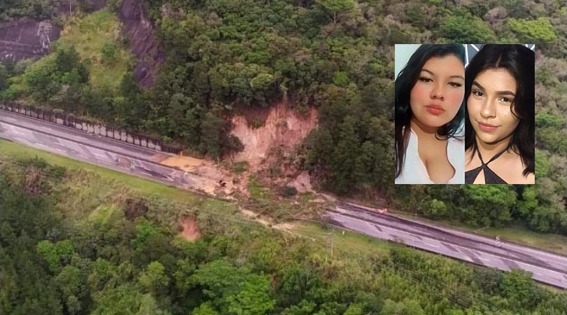 Elaine Marques, de 17 anos, e Ketelhem Arno Ribeiro, de 16 morreram soterradas na madrugada desta terça-feira, 20 - Foto: PRF/Divulgação