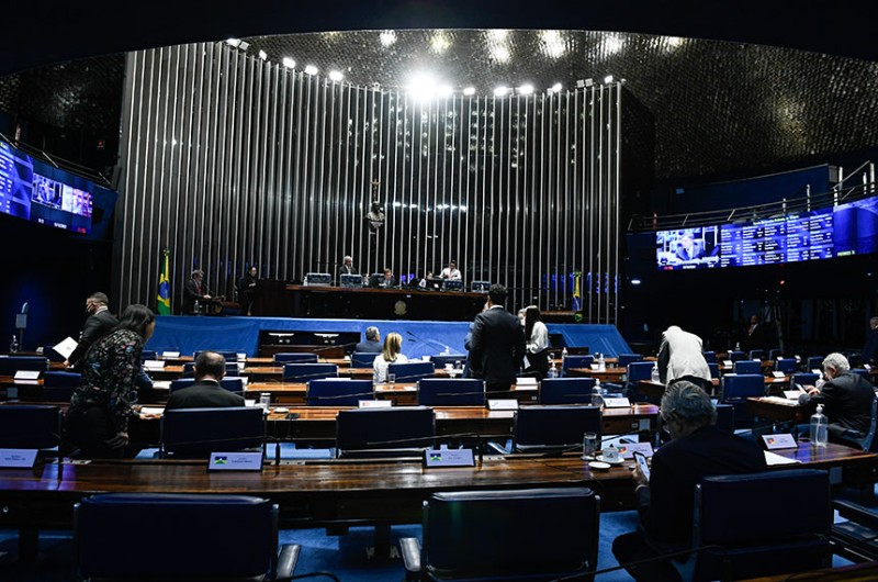 Plenário do Senado durante as votações desta terça-feira - Roque de Sá/Agência Senado