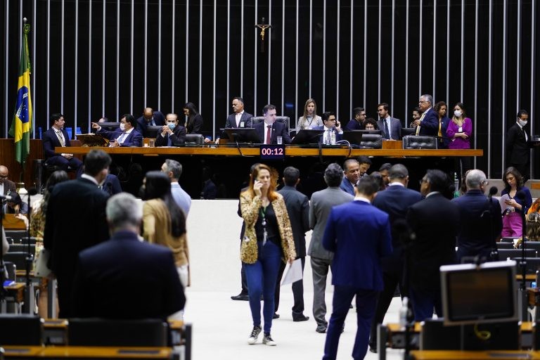 Sessão do Congresso Nacional, no Plenário da Câmara - (Foto: Pablo Valadares/Câmara dos Deputados)