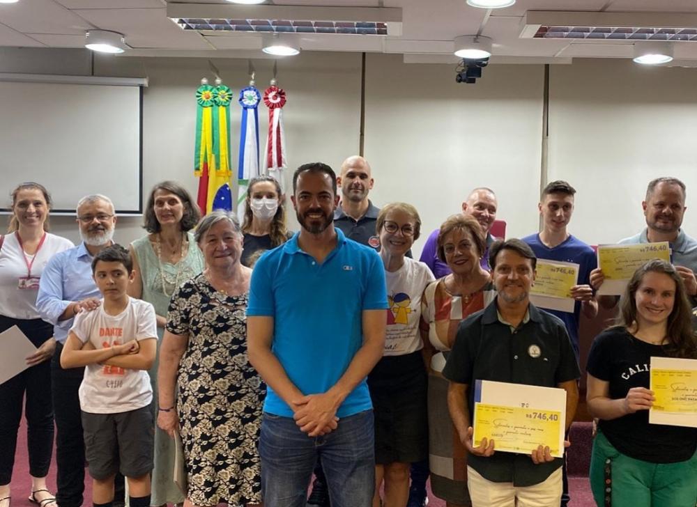 A doação foi realizada nesta terça-feira, 20, na Câmara de Vereadores de Bento Gonçalves. Crédito: Divulgação 