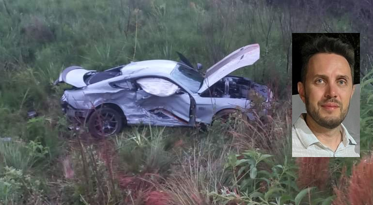 Jonatan Zillmer tinha 41 anos e era noite de Pauline Isopo, que também morreu no acidente - Foto: Paulinho Paes/Tua Rádio Cristal/Divulgação