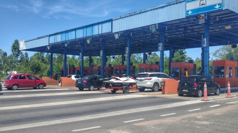 Praça de pedágio em Santo Antônio da Patrulha -Foto: Divulgação EGR