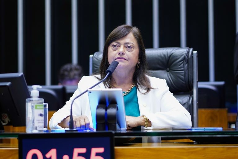 A autora do projeto, deputada Alice Portugal - (Foto: Pablo Valadares/Câmara dos Deputados)