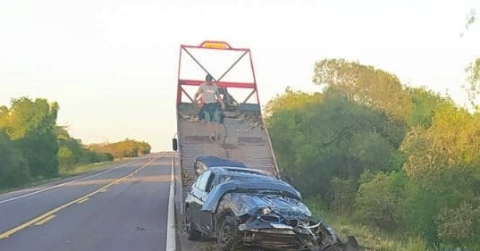 Motorista da BMW segue internado em estado grave no hospital - Foto: PRF/Divulgação