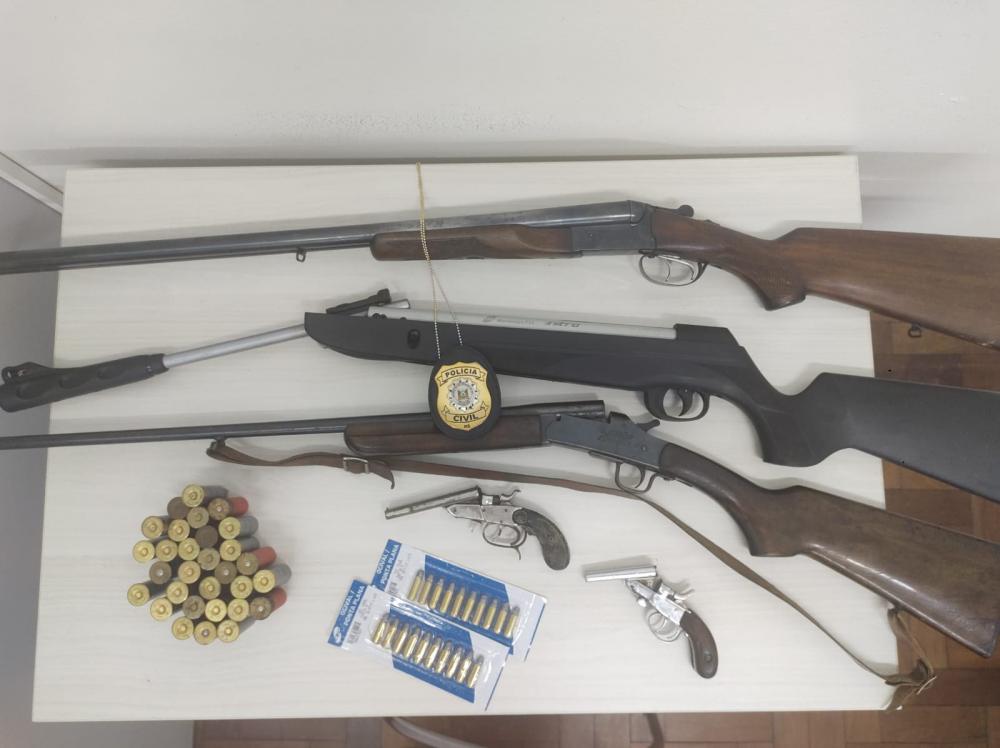 Registro da apreensão realizada no Vale dos Vinhedos. Crédito: DEAM/Divulgação