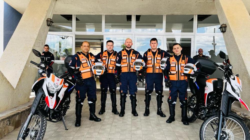 A estimativa é que chegada da motolância, em média, é cerca de 3 a 5 minutos antes da ambulância. Crédito: Divulgação