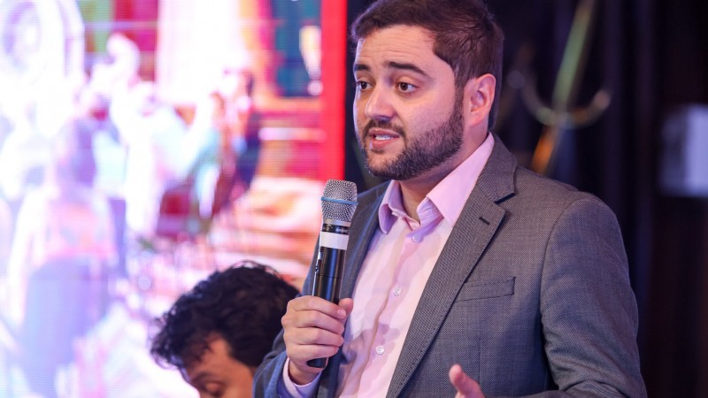 Na reunião do secretariado, Gabriel disse que os projetos que coordenará se conectam a um dos cinco eixos do plano de governo -Foto: Gustavo Mansur/Palácio Piratini