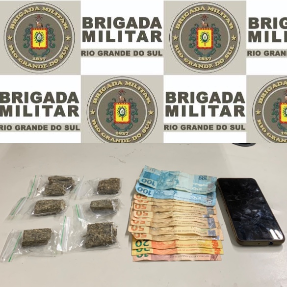 Homem é preso com drogas e motocicleta adulterada em Bento Gonçalves