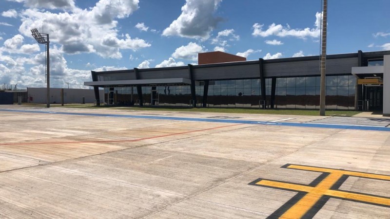 Nos últimos dois anos, o aeroporto passou por ampliação e modernização de todo o sítio aeroportuário -Foto: Divulgação