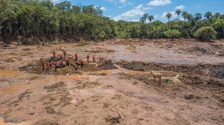 Resgate de vítima em Brumadinho - (Foto: Ricardo Stuckert/FotosPúblicas)