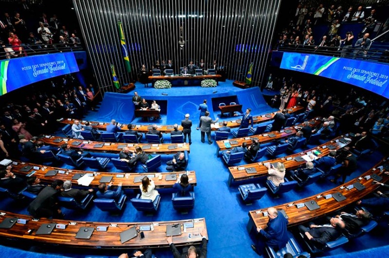 A primeira sessão preparatória, para a posse dos senadores eleitos em outubro, começa às 15h - Marcos Oliveira/Agência Senado