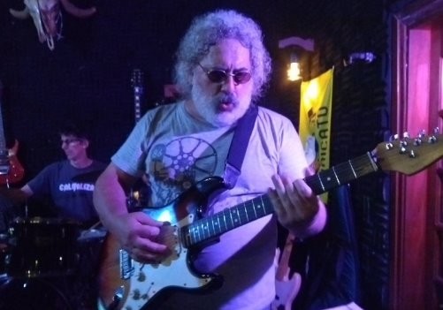 Geraldo Guimarães, integrante da Pompeia Confraria do Rock (Fotografia: Divulgação / Edição: CCOM Funarte)