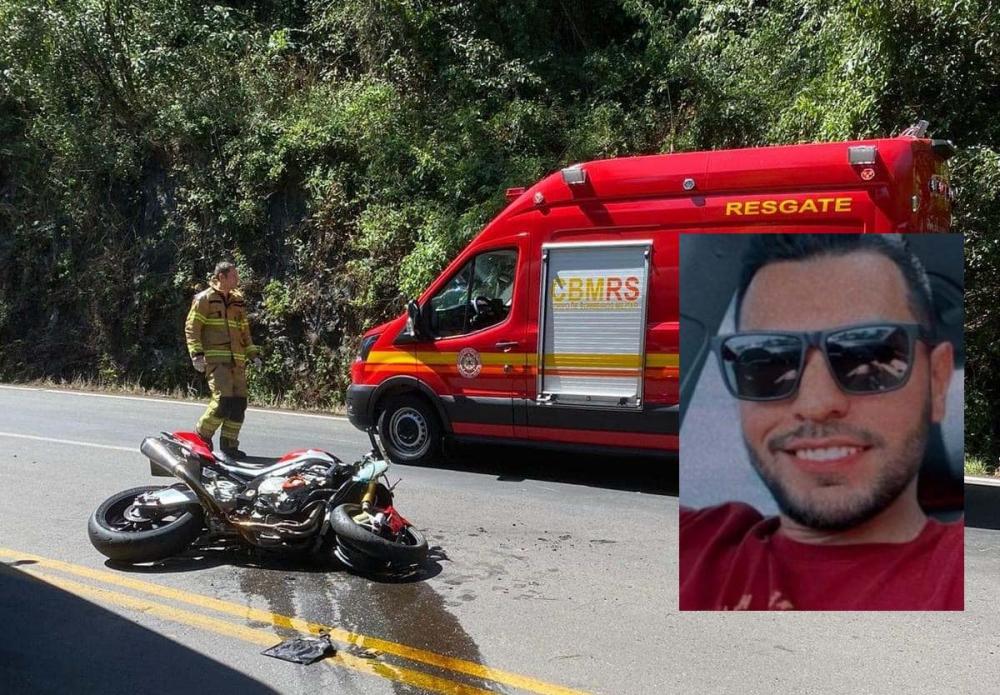 Acidente com grupo de motociclistas deixa um morto e dois feridos na ERS 122