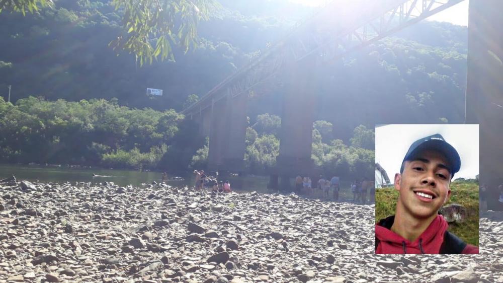 Willian Noronha (foto menor) tinha apenas 18 anos e morreu afogado no Rio das Antas - Fotos: Divulgação