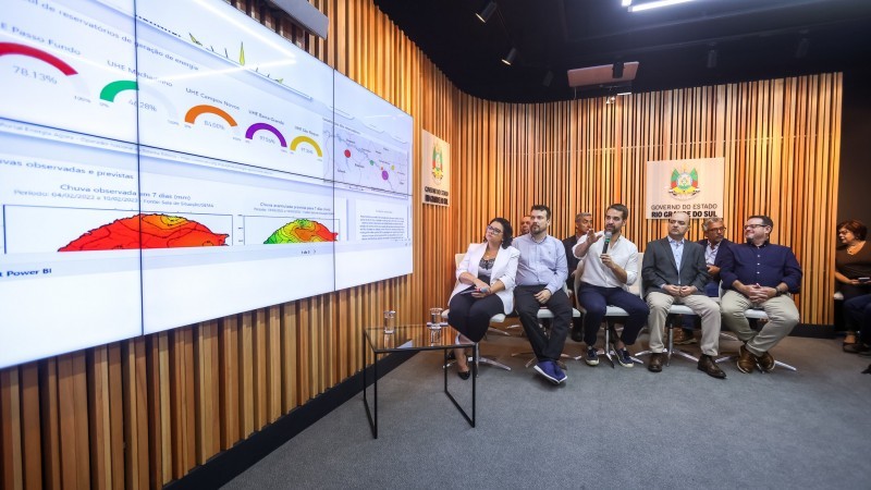 A apresentação do plano ocorreu durante uma entrevista coletiva realizada no Palácio Piratini -Foto: Gustavo Mansur/Secom