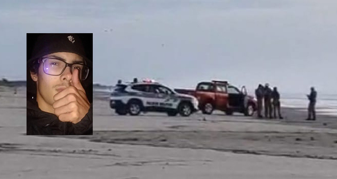 Polícia informa que o corpo tem as características físicas do jovem Brian Grandi, mas a confirmação deve ser feita posteriormente