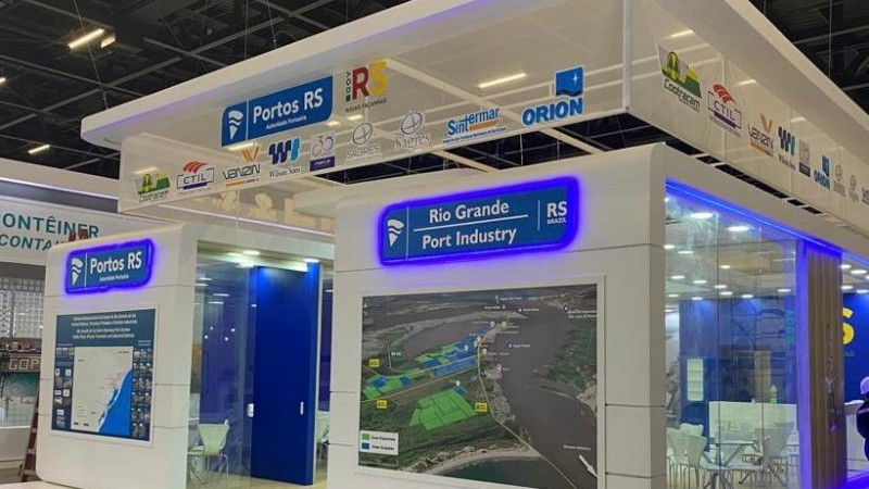 Estande da Portos RS na Intermodal de 2022 -Foto: Ascom Portos RS
