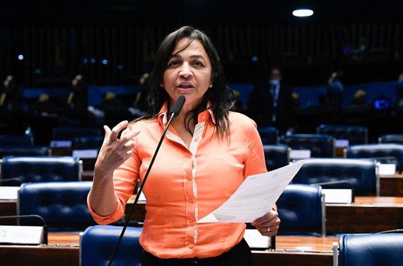 Eliziane Gama é a autora do projeto; o nome da comenda homenageia os fundadores da Assembleia de Deus - Roque de Sá/Agência Senado