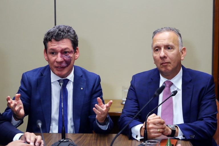 Reginaldo Lopes e Aguinaldo Ribeiro, coordenador e relator da reforma - (Foto: Vinicius Loures/Câmara dos Deputados)