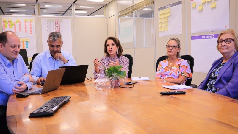 No encontro, secretárias destacaram a importância da colaboração entre as pastas -Foto: Tanara Oliveira/Ascom Seduc