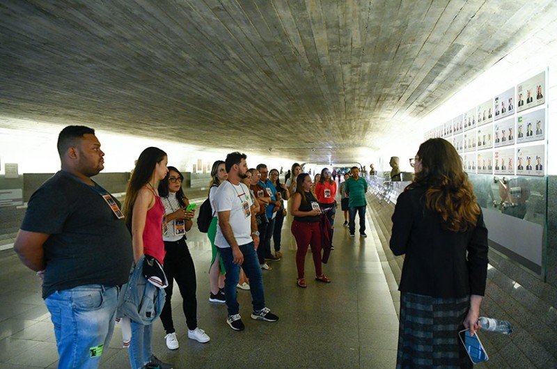 Por enquanto, somente as visitas espontâneas aos finais de semana serão retomadas, sem serviço de agendamento - Geraldo Magela/Agência Senado