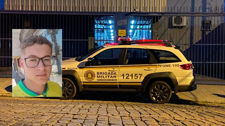 Os funcionários só se deram conta do fato no fim do turno, quando chamaram o jovem para finalizar o turno e já o encontraram sem vida. Crédito (foto de fundo): Igor Panzenhagen/ Rádio Solaris