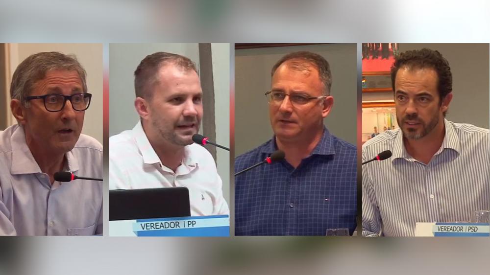 Os debates ocorreram entre o vereador Agostinho Petroli com os parlamentares Thiago Fabris, Anderson Zanella e Rafael L. Fantin - Dentinho. 