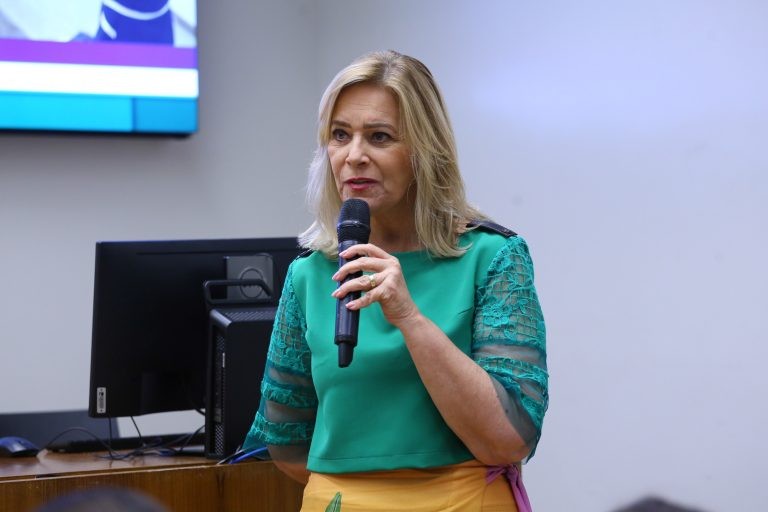 A autora da proposta, deputada Lêda Borges - (Foto: Vinícius Loures/Câmara dos Deeputados)