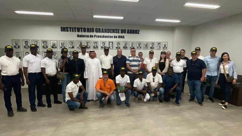 Governo leva delegações internacionais para a Estação Experimental do Arroz, em Cachoeirinha