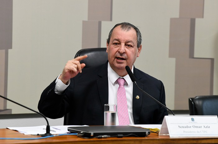 Omar Aziz: "A gente quer saber quem foi que deu essa joia. Isso parece fruto de fortes indícios de propina" - Roque de Sá/Agência Senado