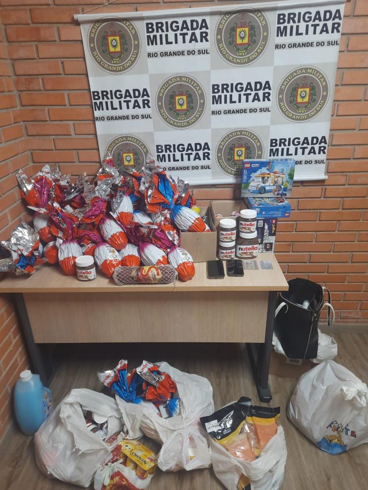 Trio é preso por furto em estabelecimento comercial de Garibadi 