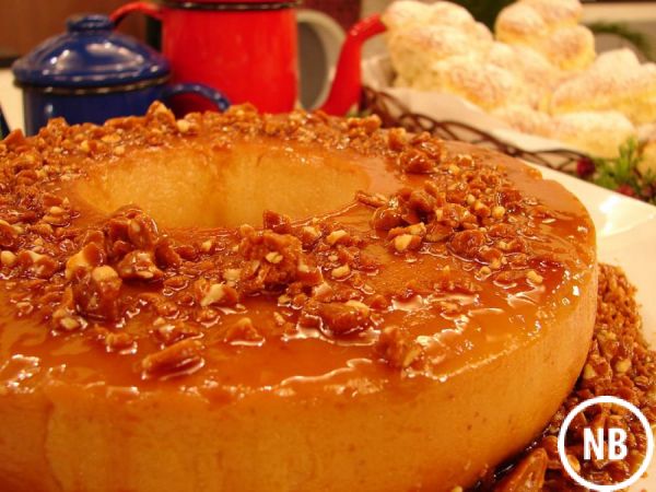 Pudim de doce de leite com amendoim: Sobremesa para ceia do Natal