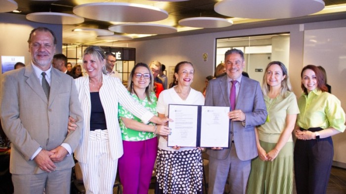 Uso de plataformas digitais para acelerar processos e superar entraves administrativos foi destacado durante a solenidade -Foto: Ascom SPGG