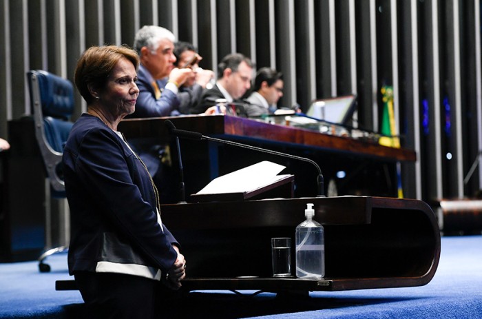A relatora, Tereza Cristina, destacou que a atual legislação garante o direito a acompanhante apenas às parturientes e a pessoas com deficiência - Jefferson Rudy/Agência Senado