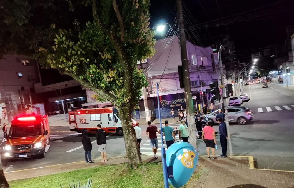Homem fica ferido em acidente na área central de Bento Gonçalves