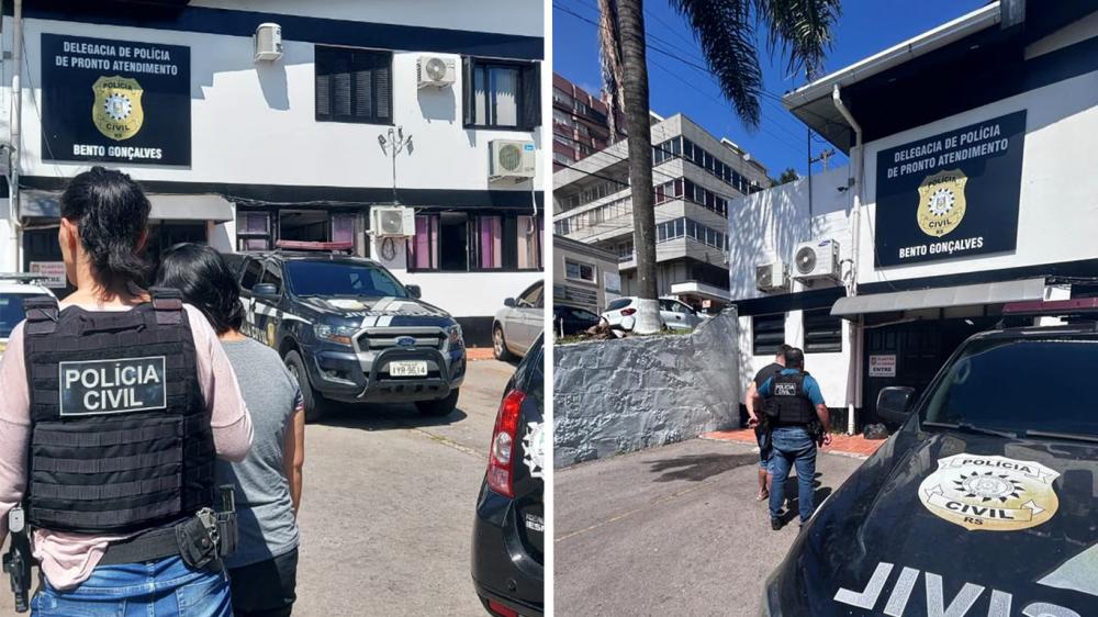Polícia Civil prende dois condenados pela justiça em Bento Gonçalves