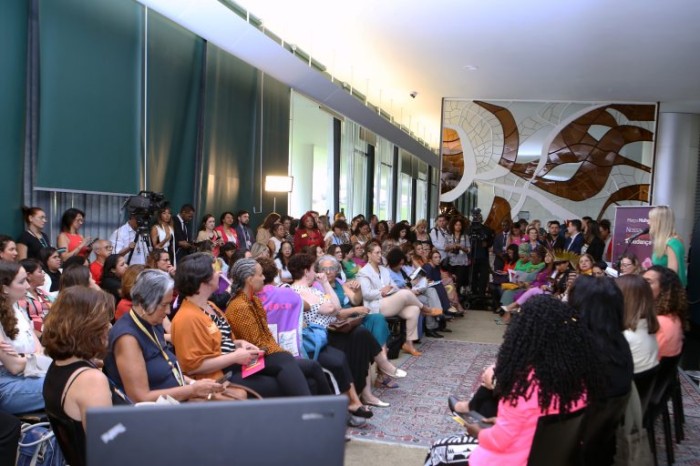 Lançamento da campanha de combate à violência política contra mulheres - (Foto: Billy Boss/Câmara dos Deputados)