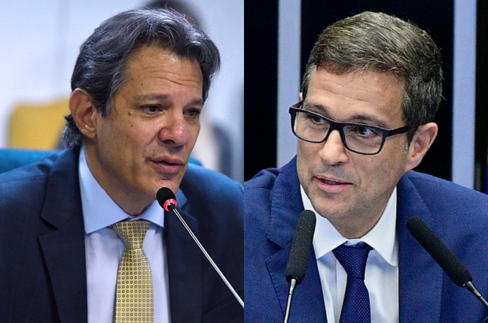 O ministro da Fazenda, Fernando Haddad, e o presidente do Banco Central, Roberto Campos Neto, estão entre os convidados que teve iniciativa de Rodrigo Pacheco - Roberto Suguino/Agência Senado