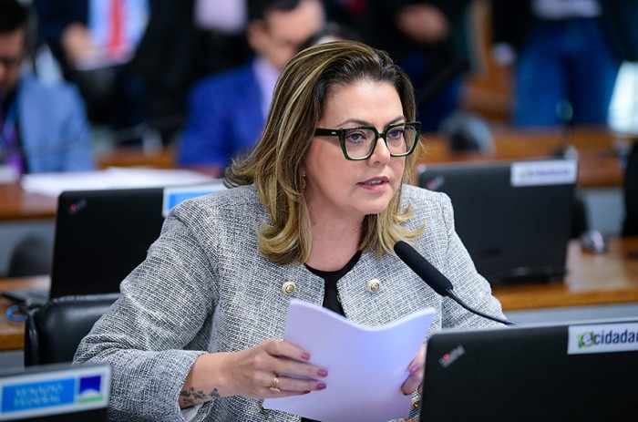 Leila Barros apresentou seu relatório à Comissão de Educação na última reunião do colegiado, na terça (4) - Pedro França/Agência Senado