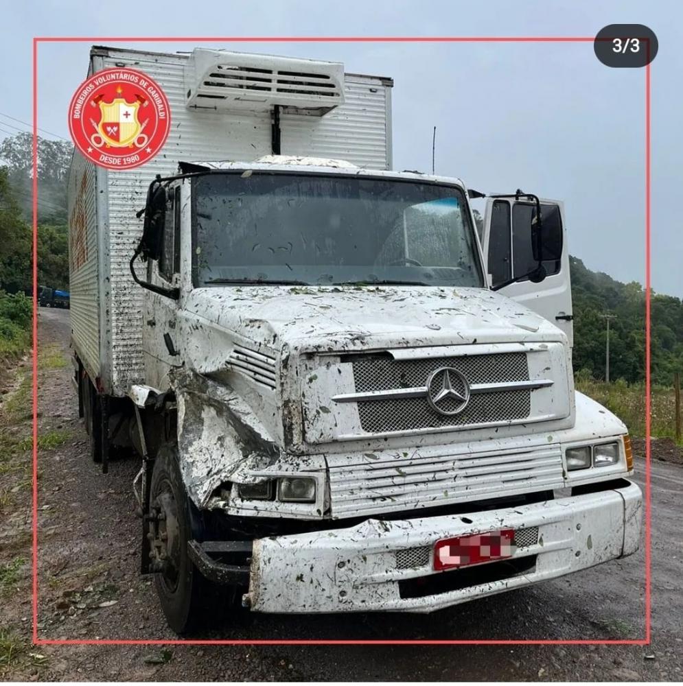 Em menos de duas horas, quatro acidentes de trânsito são registrados em Garibaldi