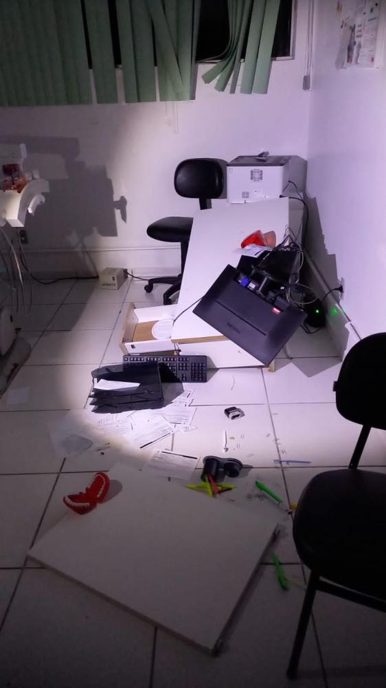 Posto de Saúde é alvo de furto e vandalismo em Farroupilha
