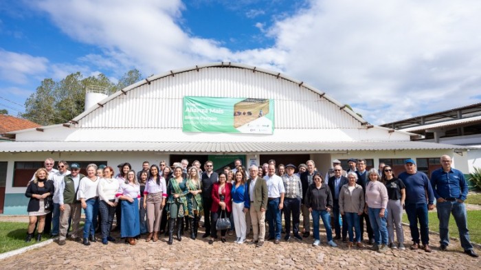 O evento foi realizado na sede do Sindicato Rural de Lavras do Sul, com a presença do governador Eduardo Leite -Foto: Maurício Tonetto/Secom