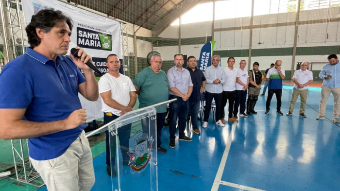 Na solenidade em Santa Maria, secretário Danrlei destacou investimento superior a R$ 800 mil para 331 projetos em seis cidades -Foto: Divulgação/SEL