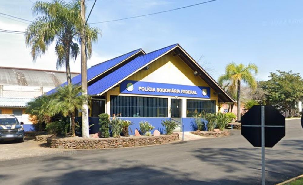 A atividade ocorre na Unidade Operacional da PRF de Bento Gonçalves, na BR-470 no km 217,3, na entrada da cidade. Foto: Reprodução