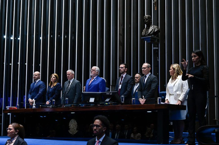 O Senado realizou sessão especial para lembrar o Yom HaShoá VehaGvurá, Dia da Lembrança do Holocausto e Heroísmo, dedicado a rememorar os seis milhões de judeus assassinados pelo nazismo - Edilson Rodrigues/Agência Senado