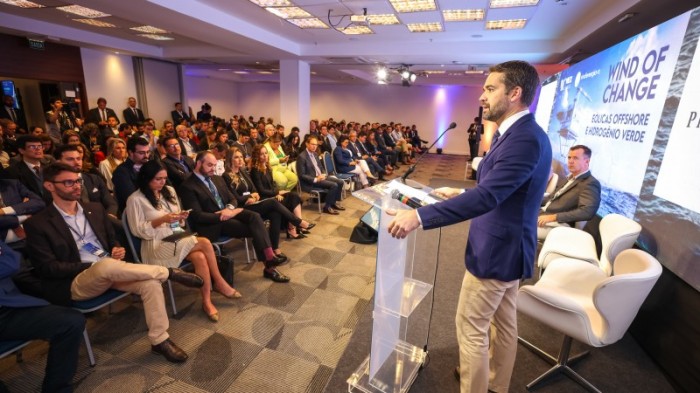 Evento reuniu investidores e autoridades para debates sobre hidrogênio verde e energia eólica offshore -Foto: Gustavo Mansur/Secom