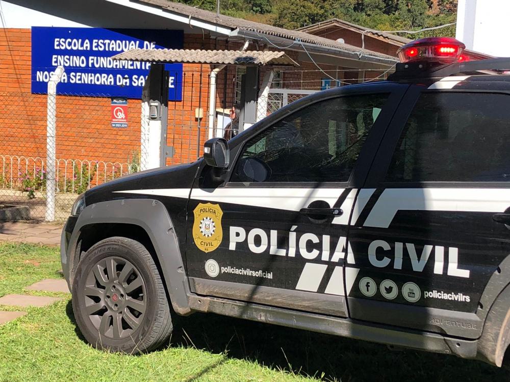 Forças de segurança visitam escolas da cidade e do interior de Bento Gonçalves