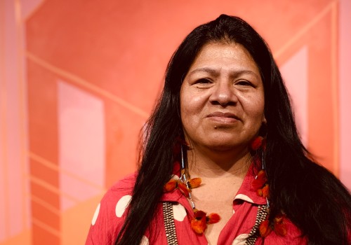 Sandra Benites é antropóloga, curadora e educadora (Fotografia: Aju Paraguassu | Edição CCOM Funarte)